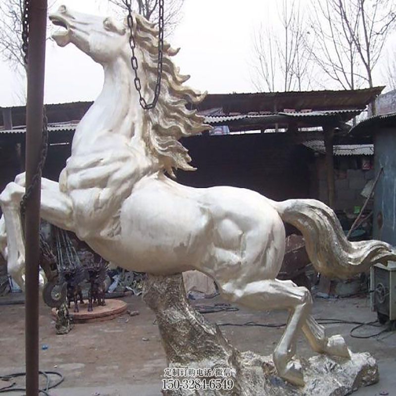 钢结构铜马雕塑 景观艺术雕塑承接 铜马雕塑订做通用
