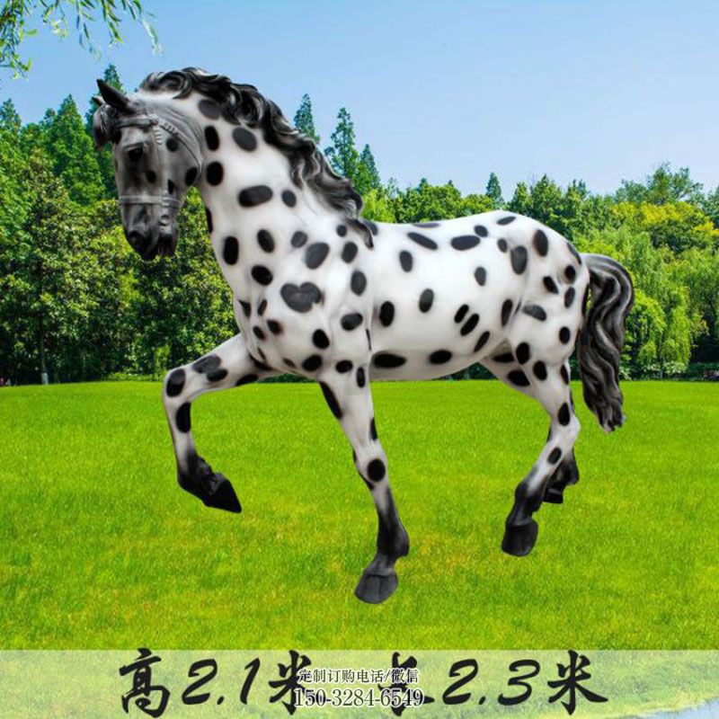 玻璃钢马雕塑底座 广场马雕塑供求 景观艺术雕塑承接