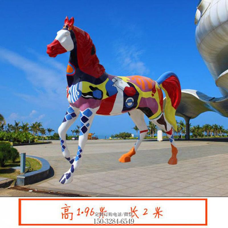 各类玻璃钢马雕塑 马雕塑工艺服务商 商业雕塑标准