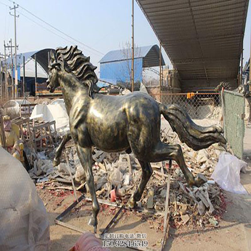 空间玻璃钢马雕塑 公园景观马雕塑供求 门口雕塑订做