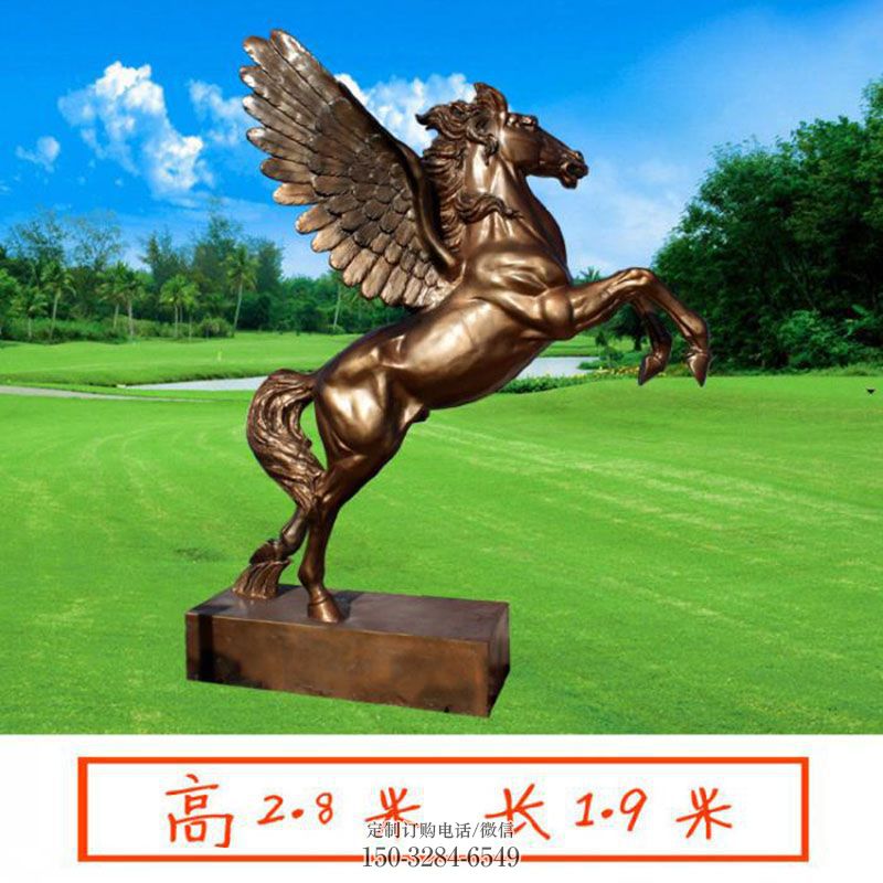 抽象飞马雕塑 景观小品翅膀马雕塑供需 广场飞马雕塑供求