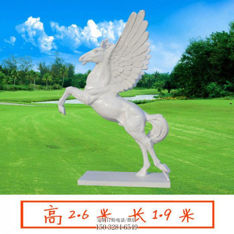 锻钢飞马雕塑 翅膀马雕塑主题定做 企业标志飞马雕塑精选