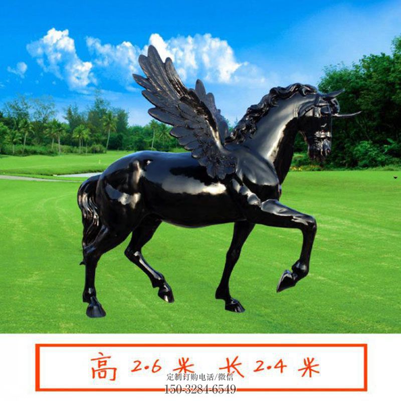 空间飞马雕塑 户外翅膀马雕塑摆放精选 飞马雕塑工艺服务商