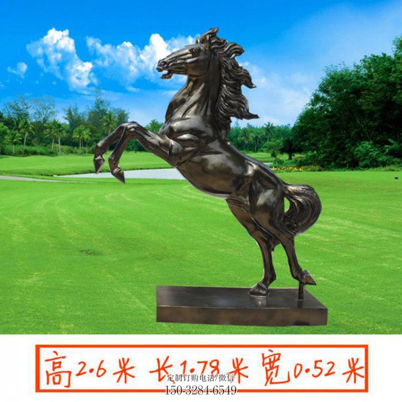 酒店奔马雕塑 马类雕塑装饰精品 景观户外铜奔马雕塑点击