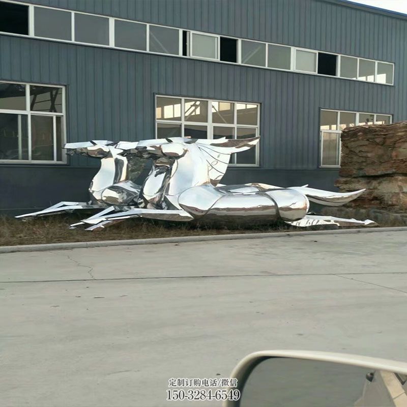 钢结构群马雕塑 景观艺术马类雕塑承接 不锈钢群马雕塑订做通用