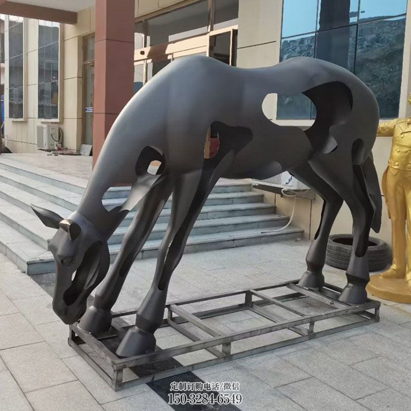 民俗抽象马雕塑 景观小品雕塑供需 各类抽象马雕塑标准