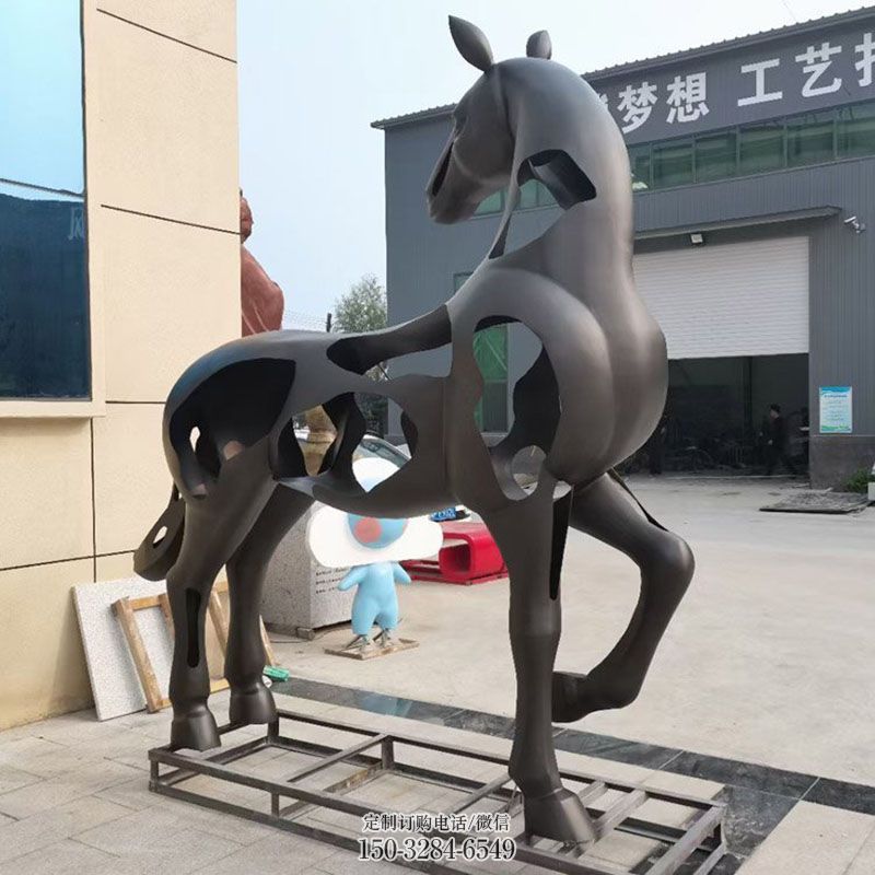 企业抽象马雕塑 景观艺术雕塑承接 商场抽象马雕塑常用