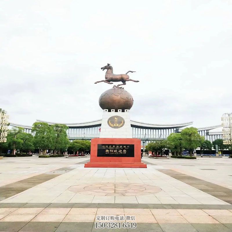 民俗马踏飞燕雕塑 景观小品动物雕塑供需 各类雕塑标准
