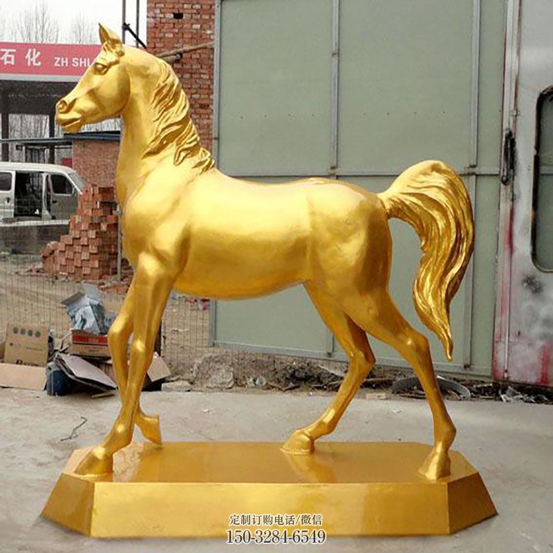 金马雕塑环形 企业标志雕塑精选 主题金马雕塑提供