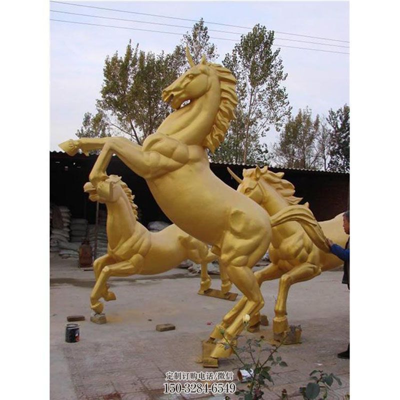 各类马踩球雕塑 雕塑工艺服务商 商业马踩地球仪雕塑标准