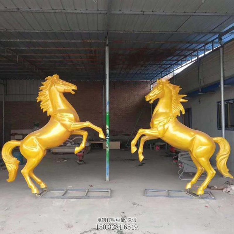 环境八马雕塑 园林群马雕塑摆件订做 空间八马奔腾雕塑精品