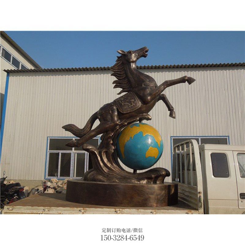 中式八马雕塑 园林景观群马雕塑精选 园林八马奔腾雕塑摆件订做